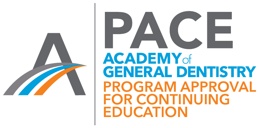 AGD PACE Program Approval for Continuing Education logo